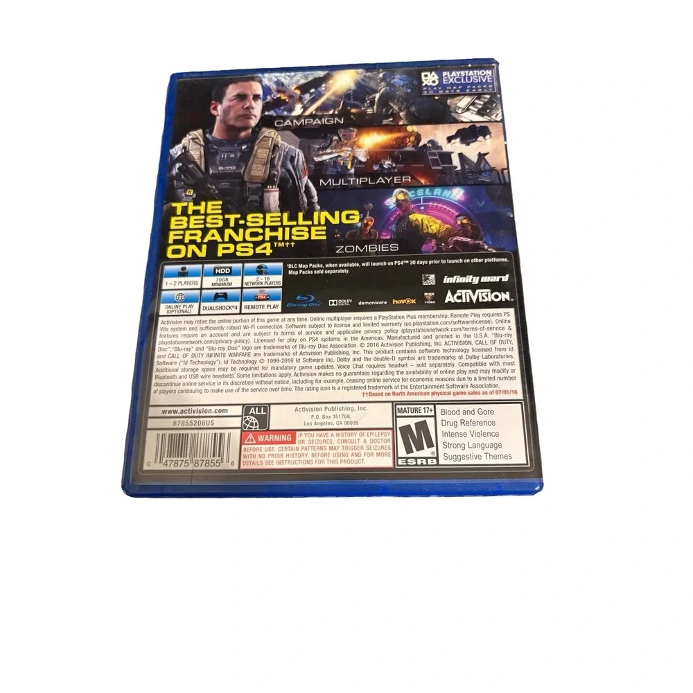 Call of Duty: Infinite Warfare (2016) - Activision - PS4 - Booklet Included